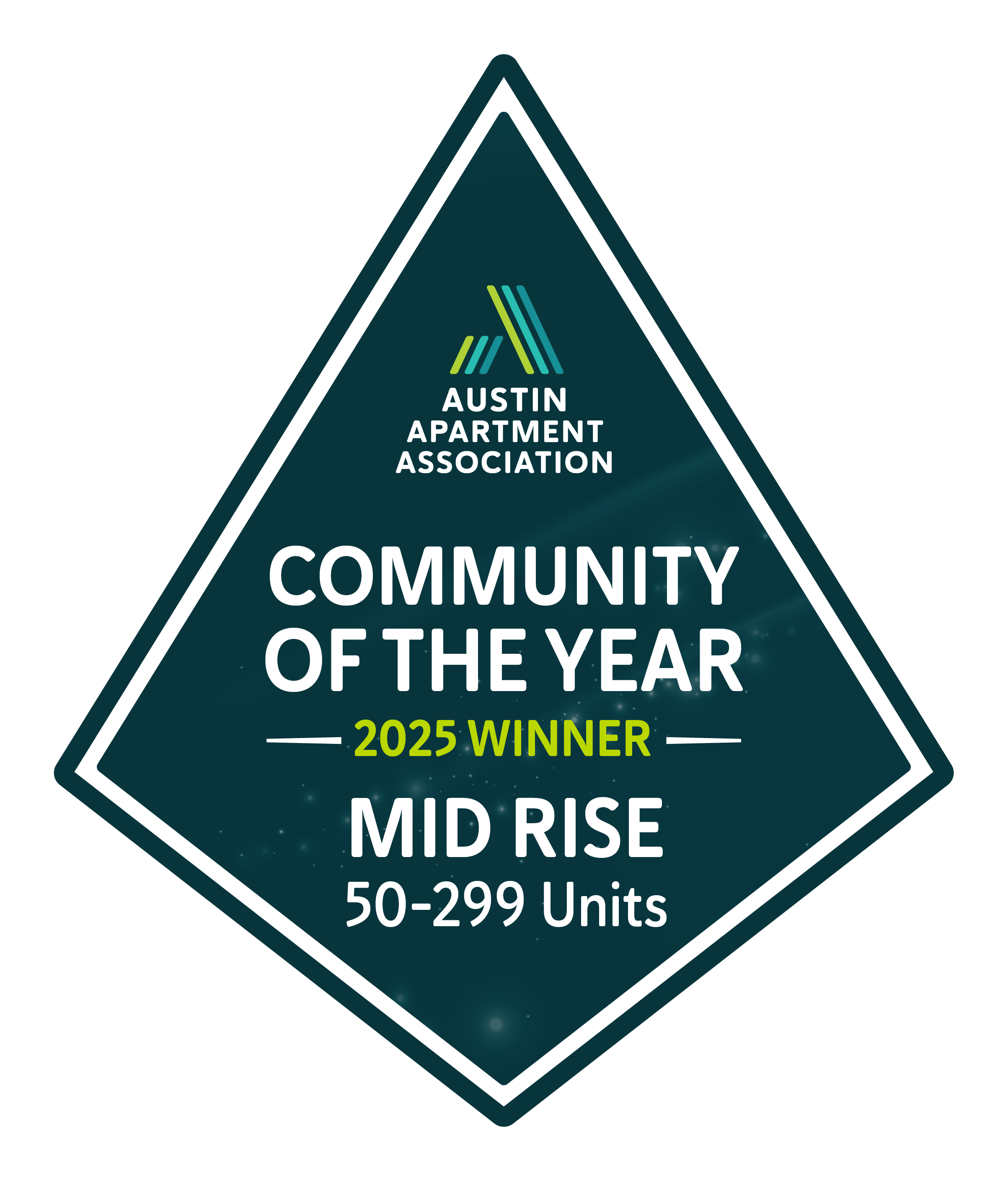 Recognized by the Austin Apartment Association